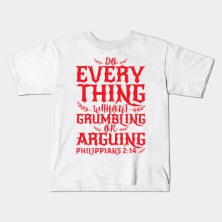 Philippians 2:14 Kids T-Shirt